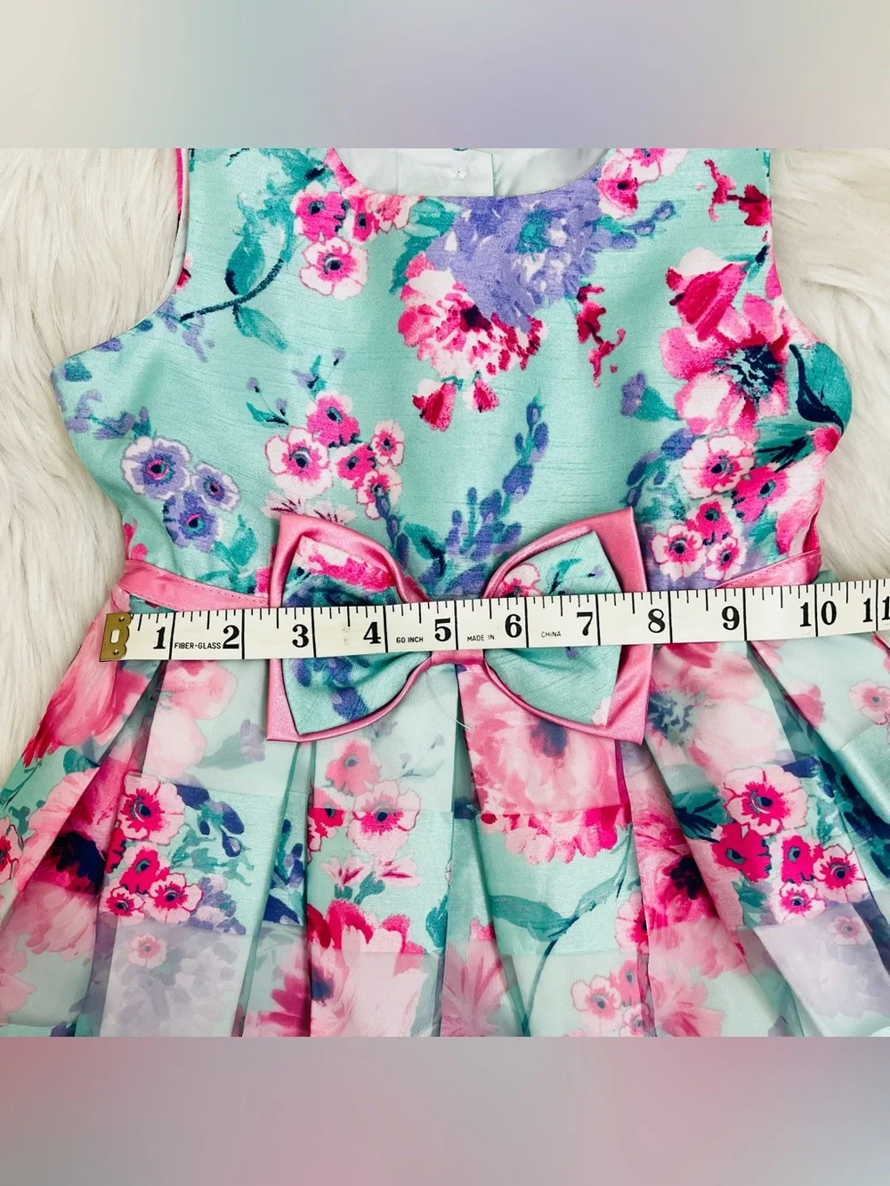 NWOT! Jona Michelle Floral Bow Detail Dress Sz 5